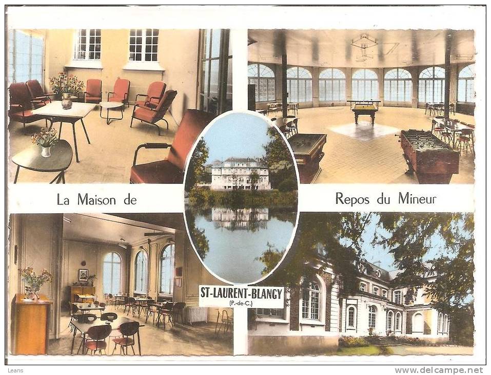 SAINT LAURENT BLANGY  La Maison De Repos Du Mineur,quatre Vues  No2C - Saint Laurent Blangy