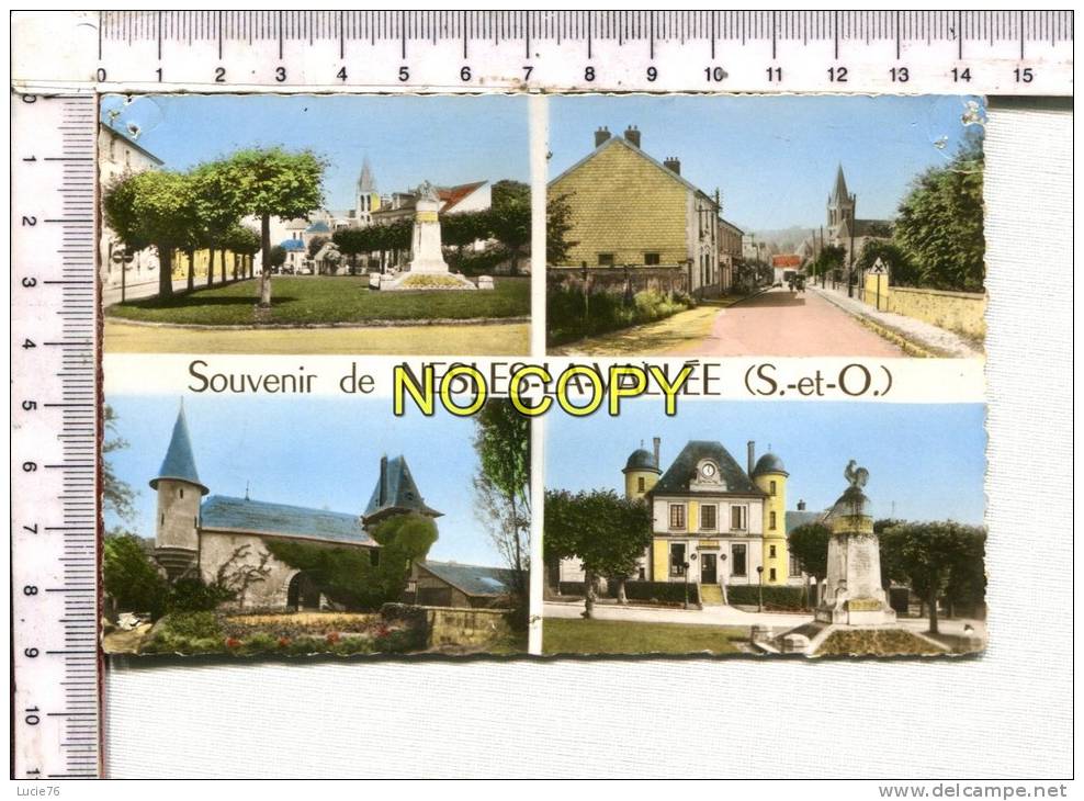 NESLES LA VALLEE  -  Souvenir - 4 Vues - Nesles-la-Vallée