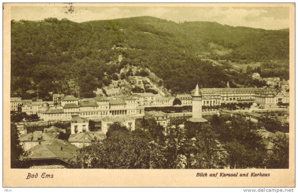 Blick Auf Kursaal Und Kurhaus - Bad Ems