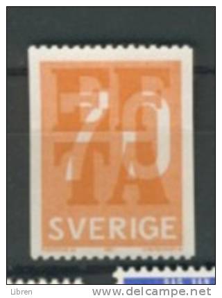 SWEDEN, SUEDE 1967 YV 557 EFTA. MNH, POSTFRIS, NEUF**. VERY FINE QUALITY. - 1967