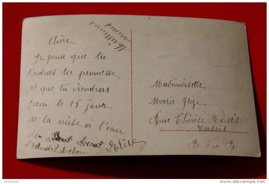 1903CPA Fantaisie: Idylle Saint-Valentin: "le Rêve"Bonnes Fêtes Meilleurs Voeuxde Élise Pour Cassis 13 - Saint-Valentin
