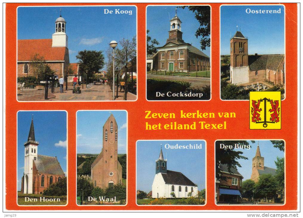 Nederland/Holland, Texel, Zeven Kerken Van Het Eiland Texel, 1988 - Texel