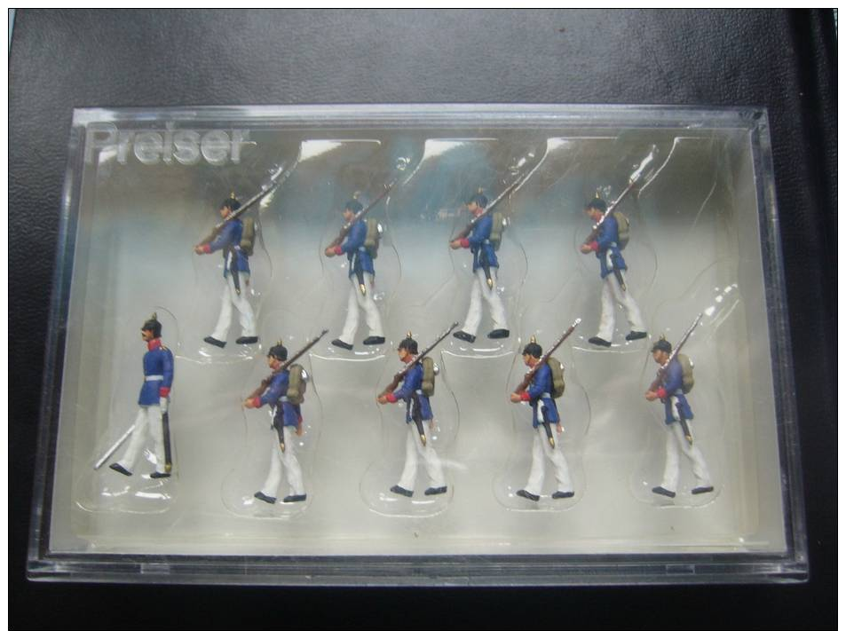 Figurines Marque Preiser Neuf Infanterie Prussienne Reich Allemand 1910 - Small Figures