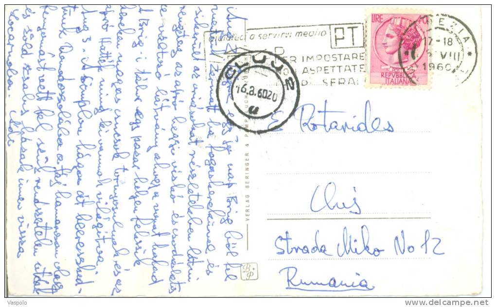 SWITZERLAND-SVIZZERA-SCHW EIZ-SUISSE-URNERSEE,URIRO TSTOCK,OBER  U. NIEDERBAUEN-CIRCULATED-19 60 - Bauen