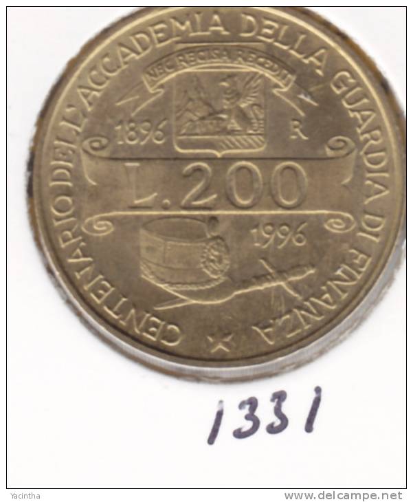 @Y@  Italie  200 Lire  1996  (1331) - 200 Liras