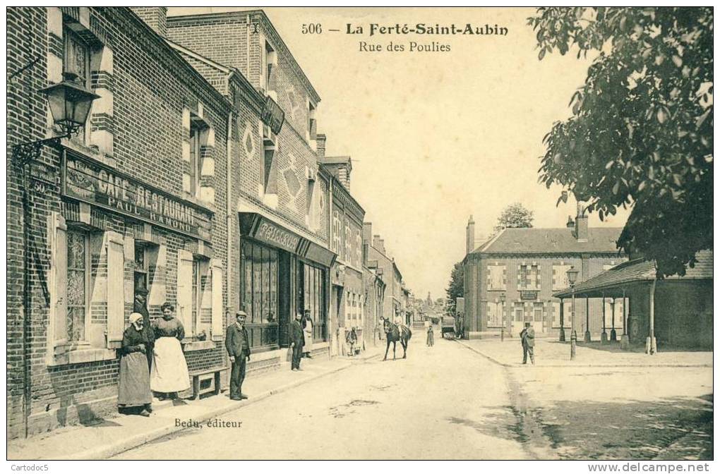 La Ferté-Saint-Aubin   Rue Des Poulies   Cpa - La Ferte Saint Aubin