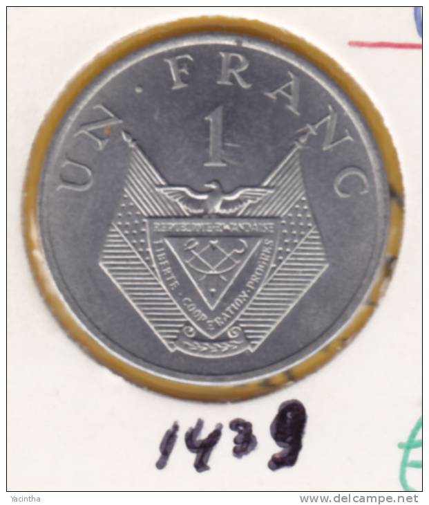 @Y@  Rwanda  1 Francs  1977  (1439) - Rwanda