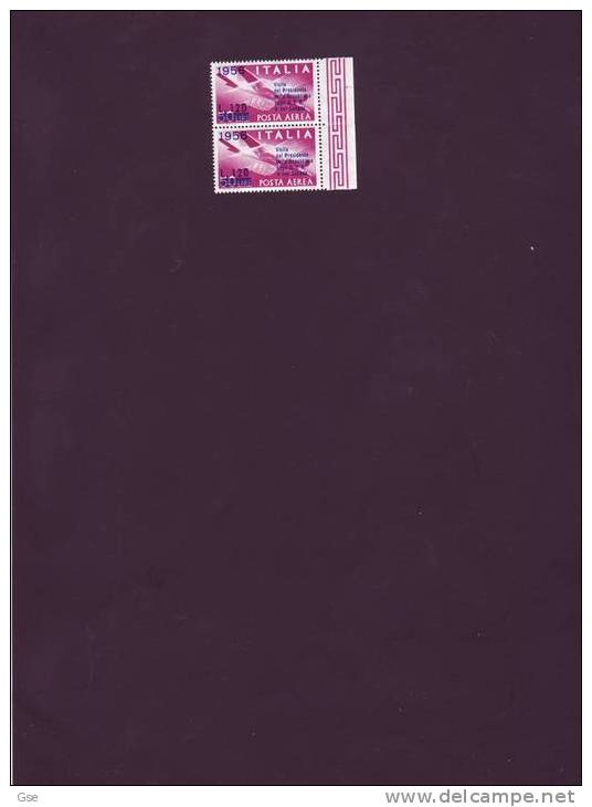 ITALIA  1956 - Sassone  A 153**  ( X 1) Aereo In Volo - Airmail