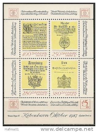 Czeslaw Slania. Denmark 1985. Int.Stamp Exhibition HAFNIA&acute;87. Souvenir Sheet. Michel Bl.4 MNH. - Blocs-feuillets