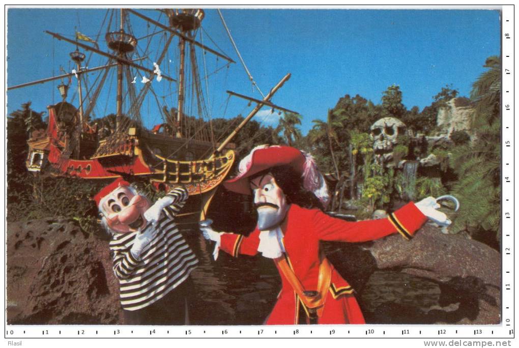 SI53D Disneyland California Stati Uniti Post Card Usata Iaggiata 1987 - Anaheim