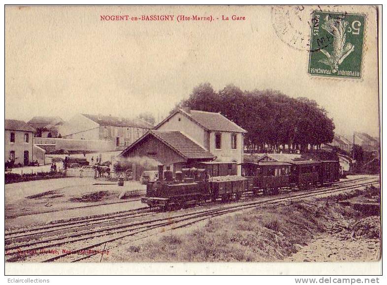 Haute-Marne   Nogent En Bassigny     La Gare      ( Voir Scan Et/ou Annotation ) - Nogent-en-Bassigny