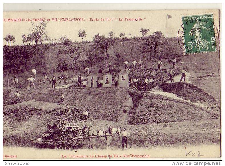 Haute-Marne     Dommartin Le Franc Et Villemblaisois        L'Ecole De Tir        ( Voir Scan Et/ou Annotation ) - Autres & Non Classés