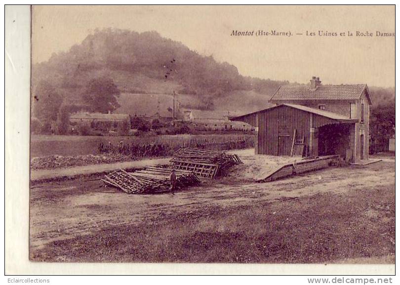 Haute-Marne   Montot    Les  Usines Et La Roche Damas   ( Voir Scan Et/ou Annotation ) - Otros & Sin Clasificación