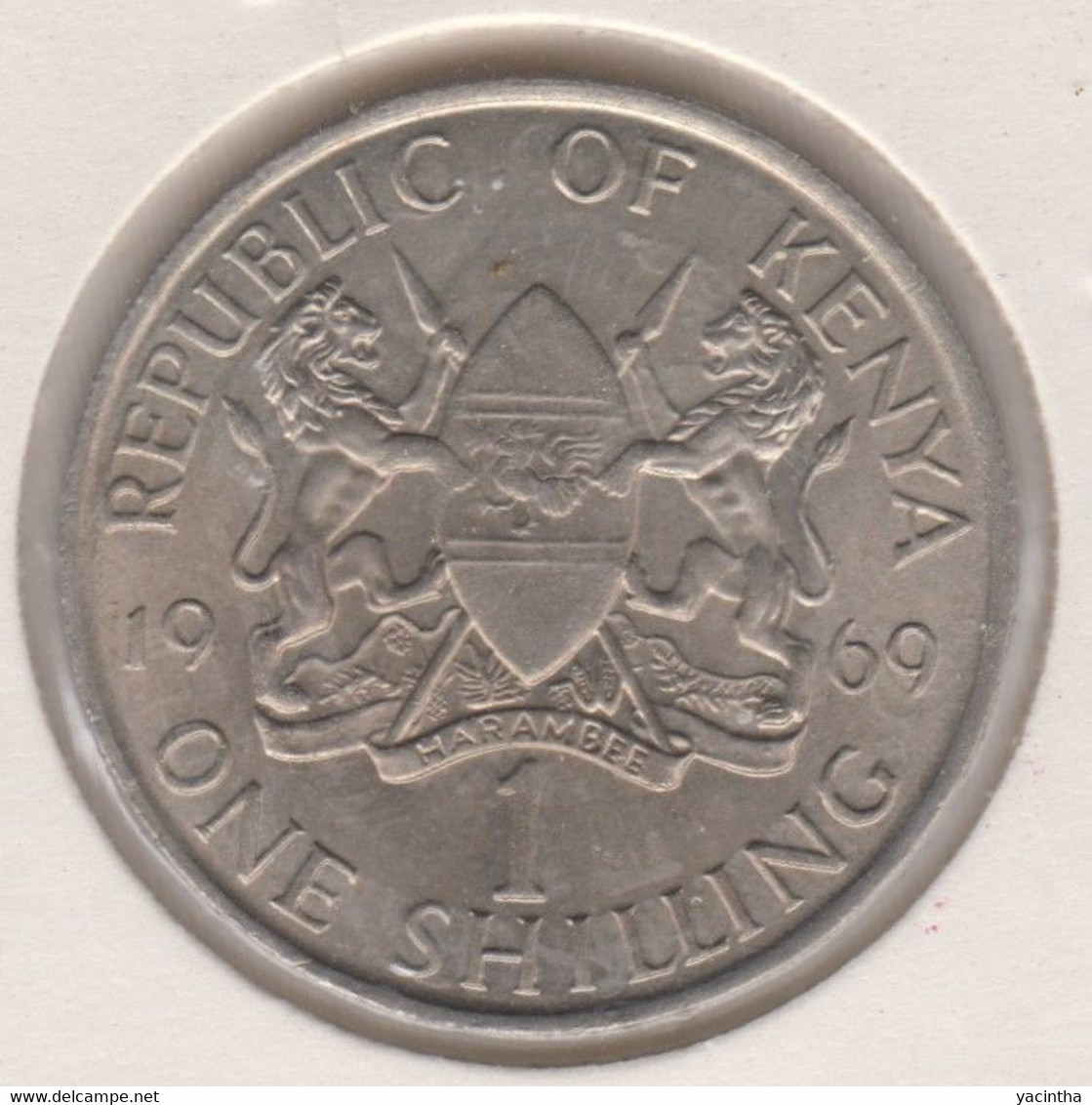 @Y@   Kenia  1 Shilling  1969   Fdc     (1382) - Kenya