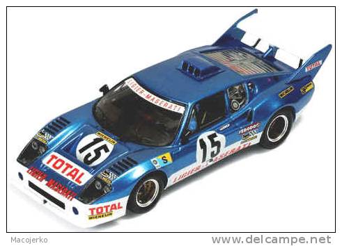 Ixo LMC 137, Ligier JS2 (Maserati) #15 Le Mans 1974, Laffite - Serpaggi, 1:43 - Ixo