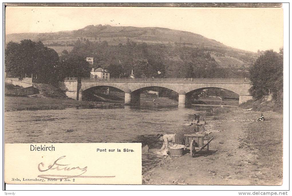LUXEMBURG / LUXEMBOURG : DIEKIRCH  Pont Sur Le Sûre  1906 - Diekirch