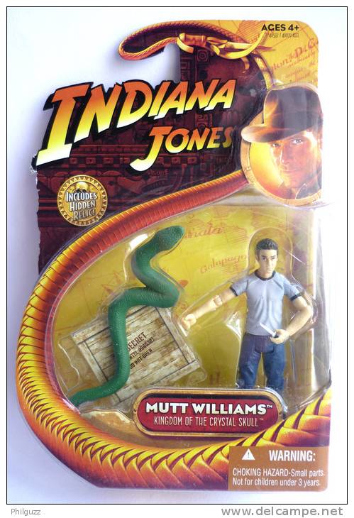 BLISTER FIGURINE INDIANA JONES - KINGDOM OF THE CRYSTAL SKULL - HASBRO 2008 - MUTT WILLIAMS (1) - Autres & Non Classés