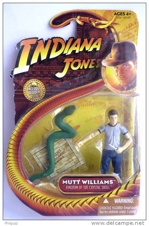 BLISTER FIGURINE INDIANA JONES - KINGDOM OF THE CRYSTAL SKULL - HASBRO 2008 - MUTT WILLIAMS (2) - Other & Unclassified