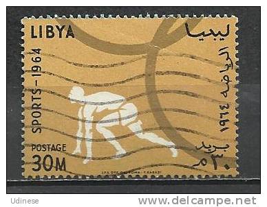 LIBYA 1964 - OLYMPIC GAMES  - USED OBLITERE GESTEMPELT USADO - Summer 1964: Tokyo