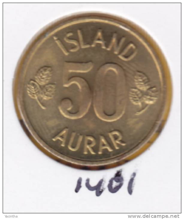 @Y@  IJsland   50   Aurar   1974 Unc   (1401) - Iceland