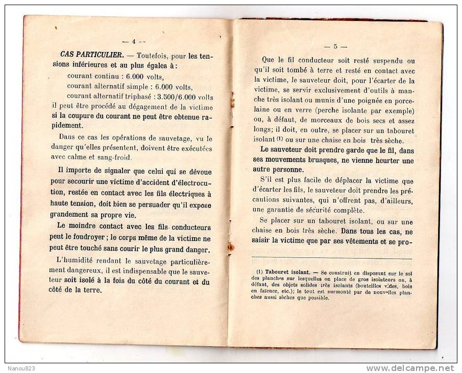 CHEMINS DE FER DU MIDI 1927 SECOURS VICTIMES ACCIDENTS ELECTRIQUES - Ferrocarril & Tranvías