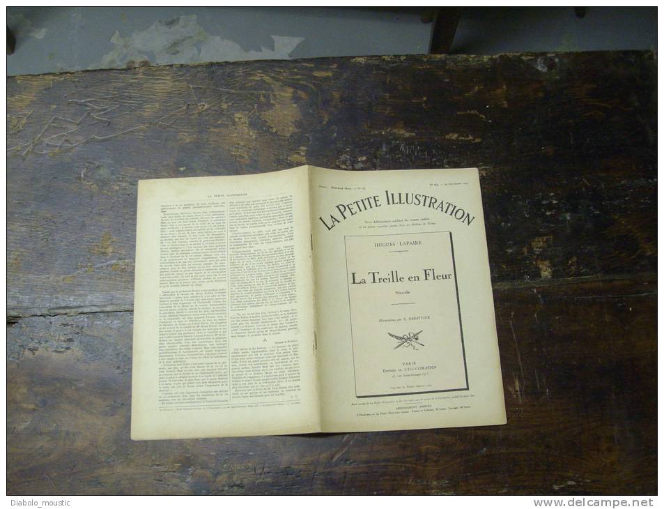 1923  Roman :     LA TREILLE EN FLEURS    Illustrations De Sabattier - Auteurs Français