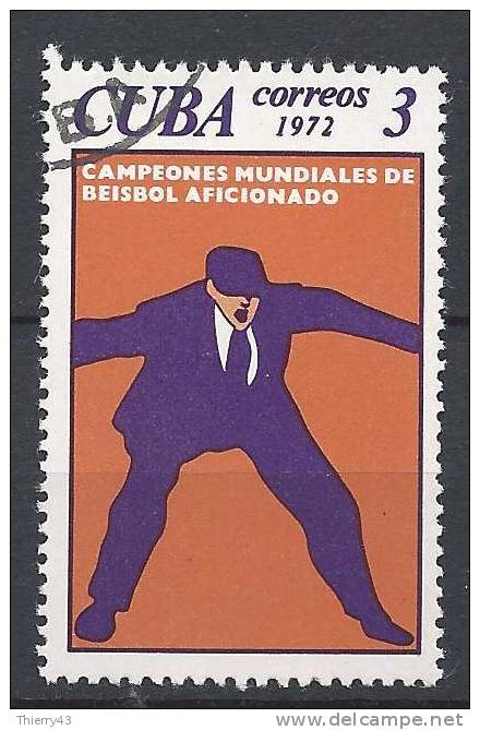 Cuba 1972 -  Sport, World Championship  Baseball   Y&T 1640  Mi. 1831  Used, Oblitéré, Gest. - Gebruikt