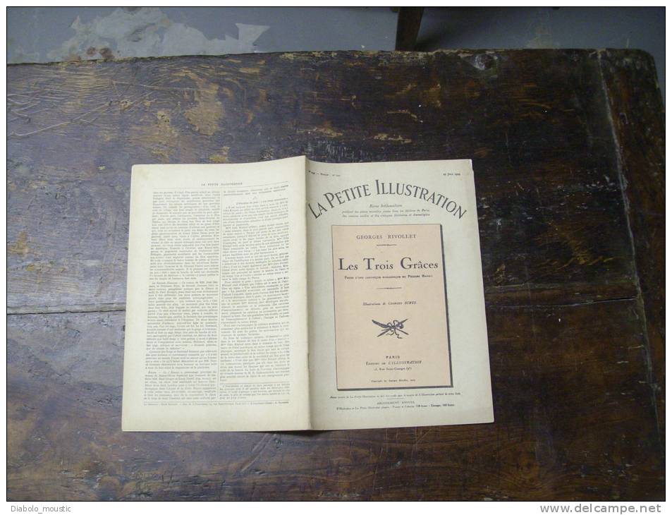 1925  Roman De Georges Rivollet   LES TROIS GRÂCES     Illustrations De Georges Scott - Französische Autoren