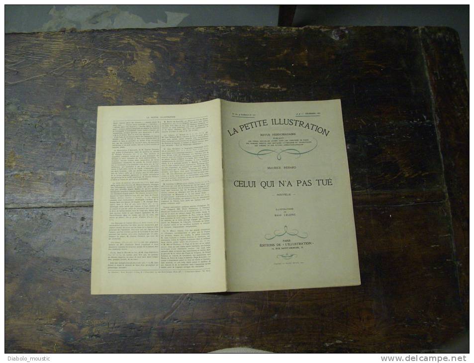 1925  Roman De Maurice Renard   CELUI QUI N'A PAS TUE   Illustrations De René Lelong - Französische Autoren