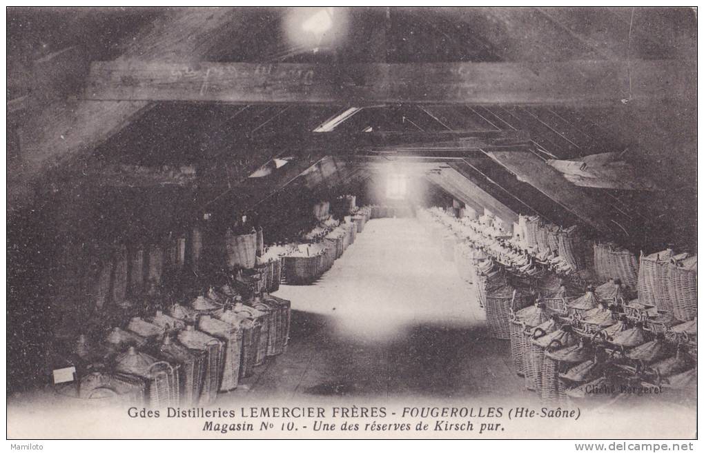 FOUGEROLLES " Grande Distilleries LEMERCIER FRERES - Magasin N° 10 - Une Des Réserves De Kirch Pur. - Altri & Non Classificati