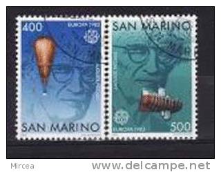 C935 - Saint-Marin 1983 - Yv. No.1074-5 Obliteres - Used Stamps