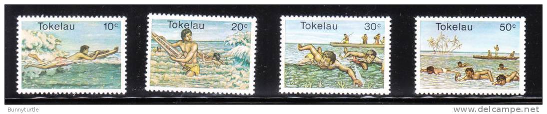 Tokelau 1980 Surfing And Swimming Sports MNH - Tokelau