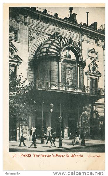 PARIS 10e. Théâtre De La Porte St-Martin - Autres & Non Classés