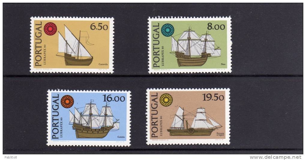 PORTOGALLO - PORTUGAL 1980 EXPO FILATELICA LUBRAPEX 80 MNH - Neufs