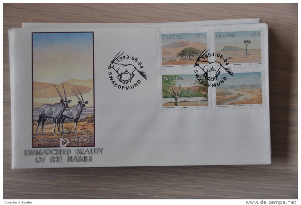 FDC NAMIBIË NAMIBIA 1993 WOESTIJN DESERT WUSTE  BLANCO BLANK. - Namibie (1990- ...)