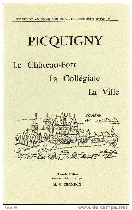Picquigny -le Château-fort,la Collégiale,la Ville.1963.broché.21 Pages. - Picardie - Nord-Pas-de-Calais
