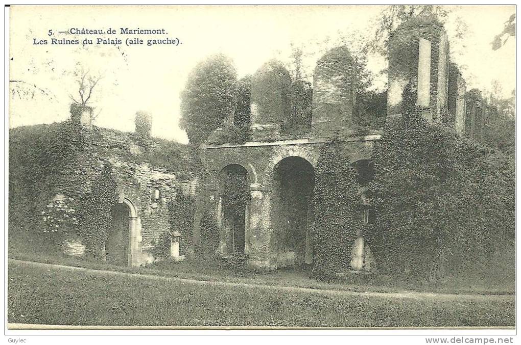 Mariemont - Château -  Les Ruines Du Palais - Morlanwelz