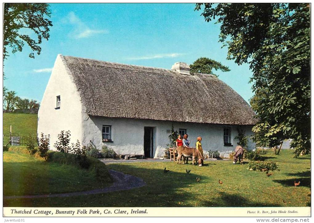 CPSM Irlande-Thatched Cottage,Bunratty Folk Park,Clare    L994 - Cork