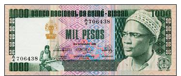 ## BISSAU P8b A4 24091978 1000PESOS UNC - Guinea-Bissau