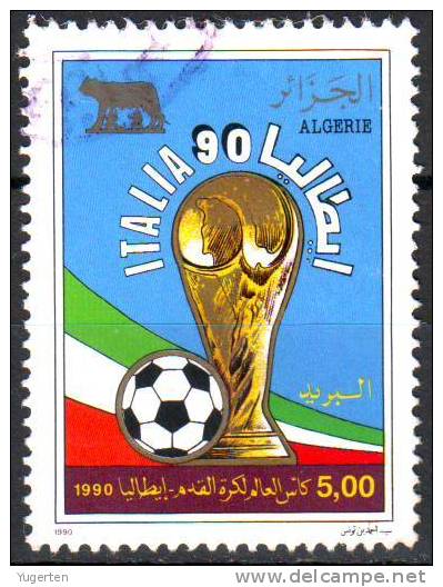 ALGERIE ALGERIA FIFA - 1990 - Yvert N°978 - Football World Cup - Italia 90 - Oblitéré / Used - 1990 – Italië