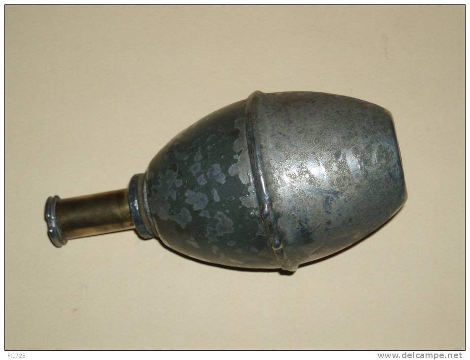 SUPERBE GRENADE INCENDIAIRE MODELE 1916 ((( TOTALEMENT INERTE ))) !!! - 1914-18