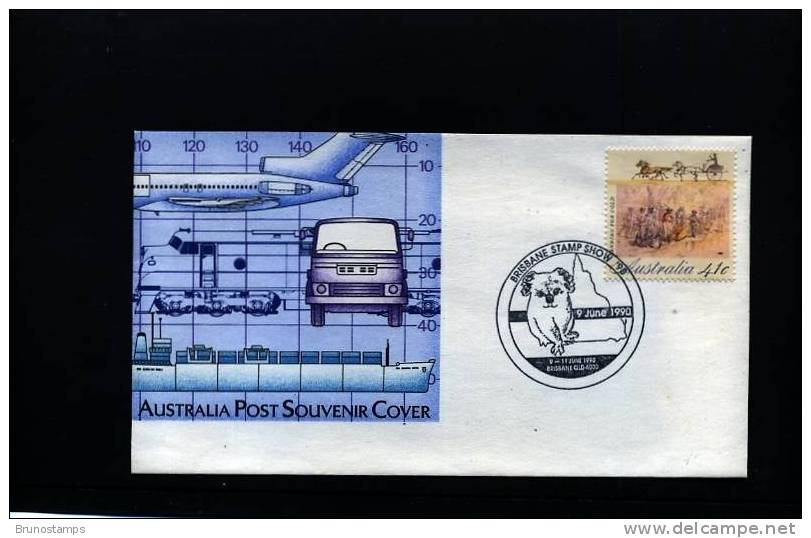 AUSTRALIA - 1990 BRISBANE STAMP SHOW COVER - Marcophilie