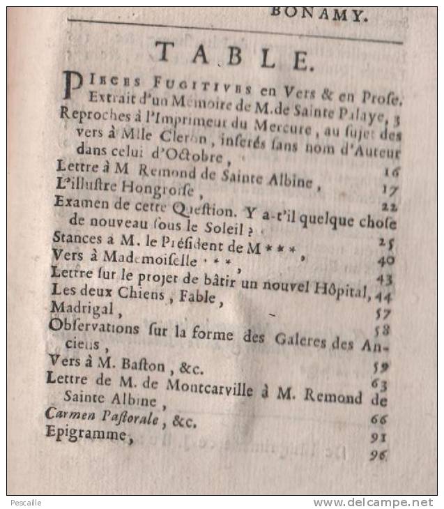 JOURNAL MERCURE DE FRANCE DEDIE AU ROI - FEVRIER 1749 - - Zeitungen - Vor 1800