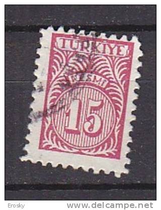 PGL AE065 - TURQUIE SERVICE Yv N°58 - Timbres De Service