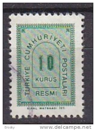 PGL AE069 - TURQUIE SERVICE Yv N°84 - Timbres De Service