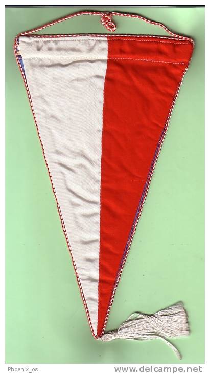 POLAND - Flag, Racing - Motorsport, Motorbike, Polish Association Of Motorsport , Year Cca 1970 - Uniformes Recordatorios & Misc