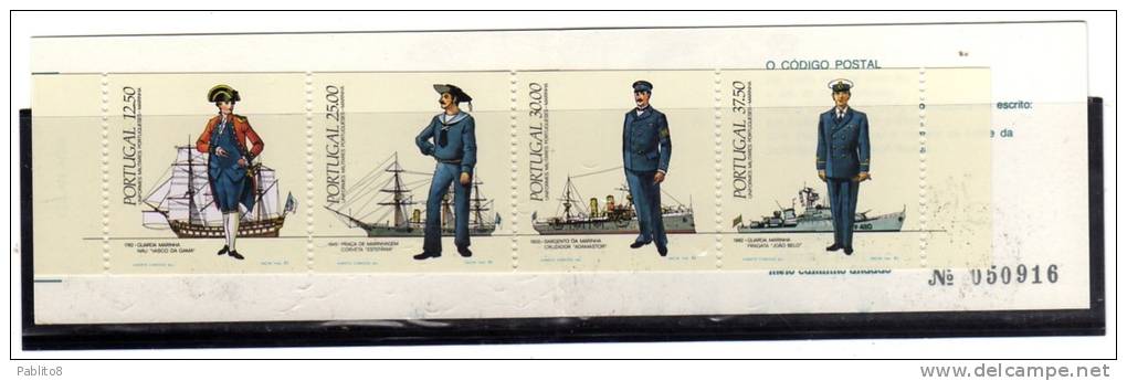 PORTOGALLO - PORTUGAL 1983 MARINA MILITARE LIBRETTO MNH - Libretti