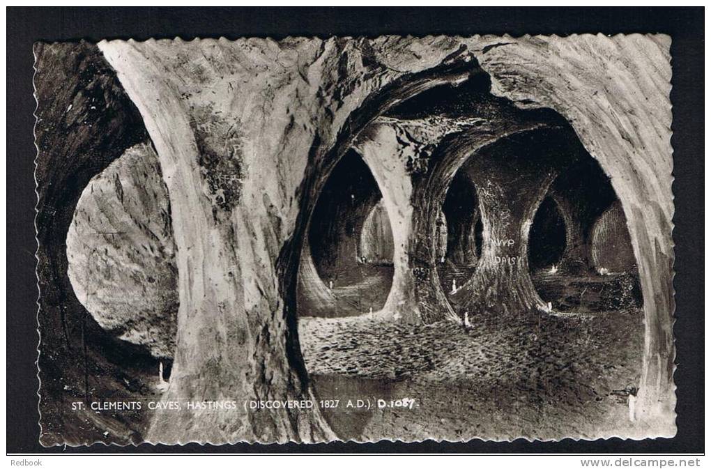 RB 842 - Real Photo Postcard - St Clements Caves Hastings Sussex - Discovered 1827 AD) - Hastings