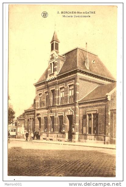 Berchem -sainte-agathe-   Maison Communale   - Verzonden 1932 - Brussels (City)