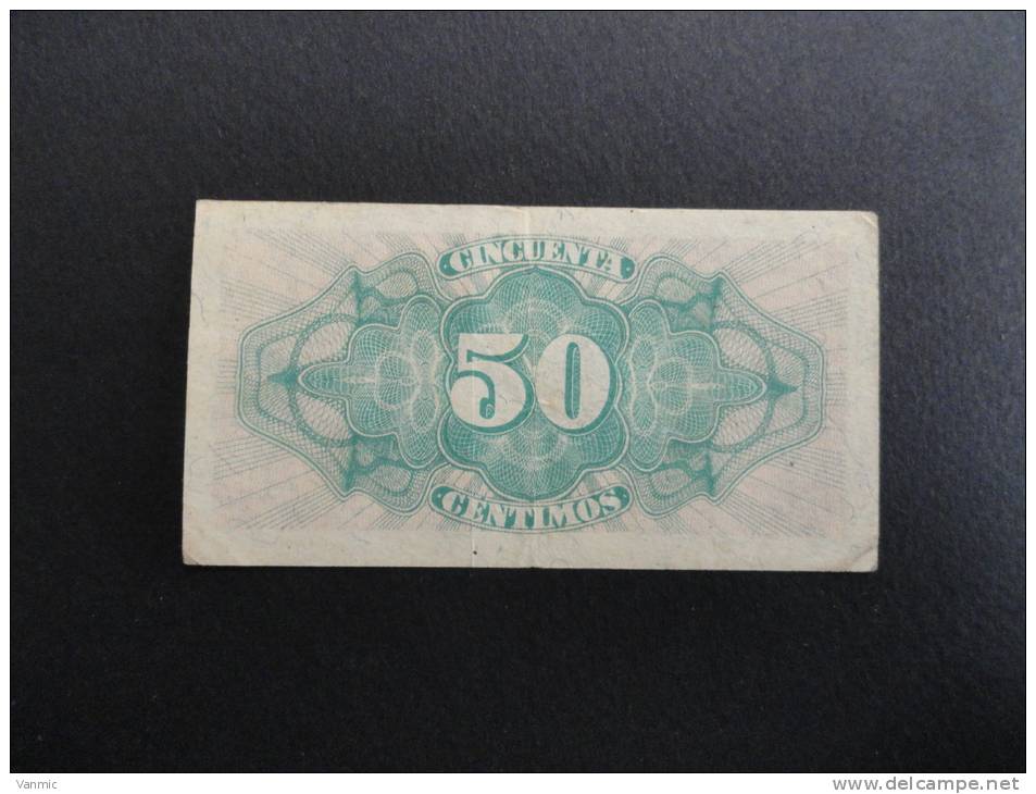 1937 - Billet 50 Centimes (Centimos) - Espagne - Espana - B 8784862 - [ 5] Emissions Ministère Des Finances